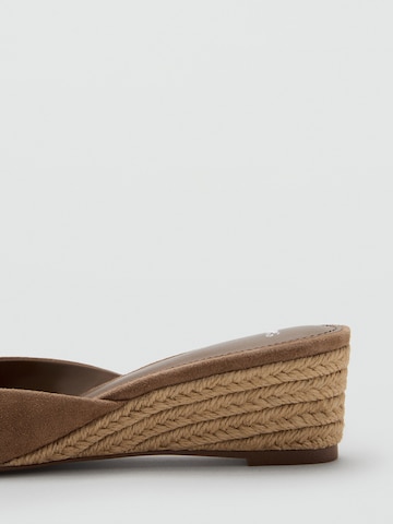 Mule 'BIMBA' MANGO en beige
