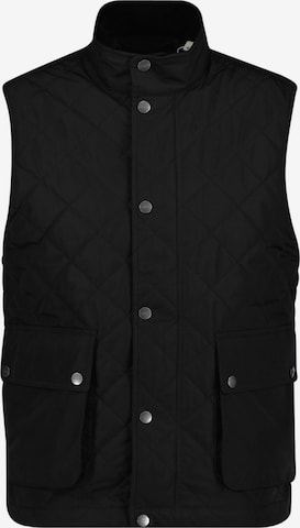 GANT - Chaleco 'CLASSIC' en negro: frente