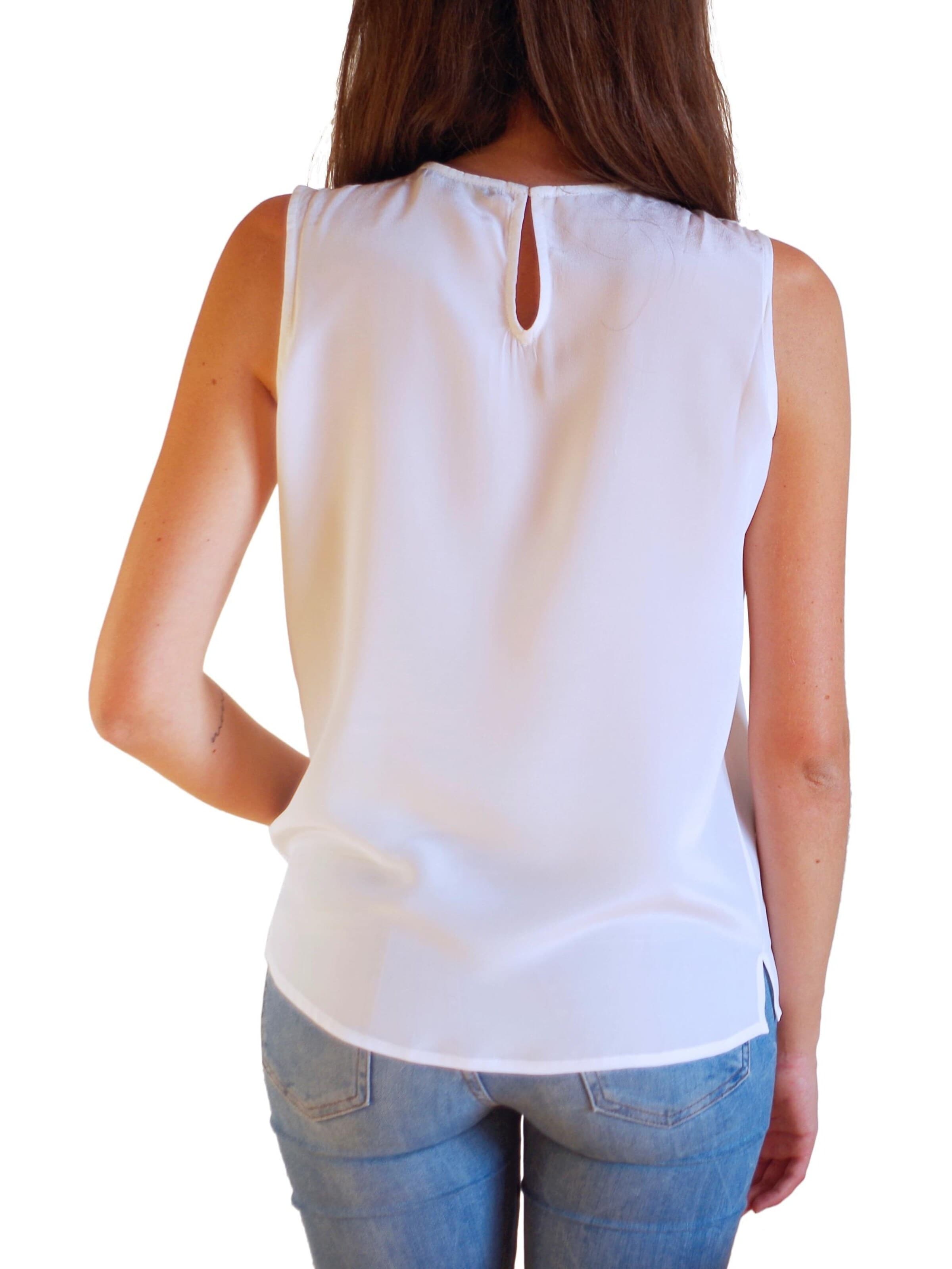 Posh Gear - Blusa 'Seidenbluse Gileseta' en blanco