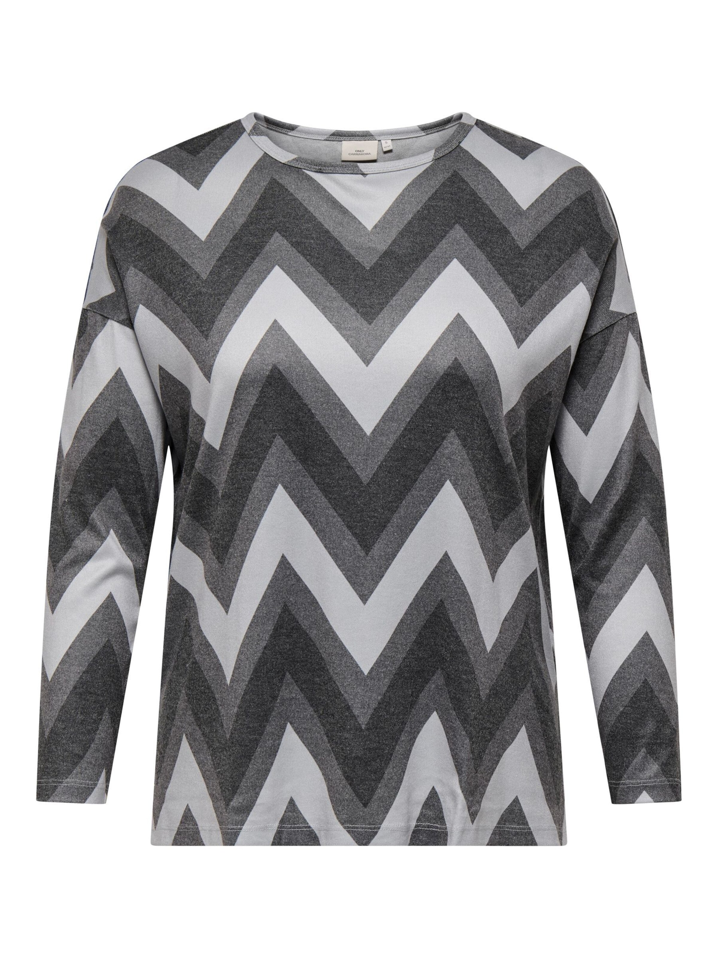 ONLY Carmakoma - Camiseta 'Kaya' en gris: frente