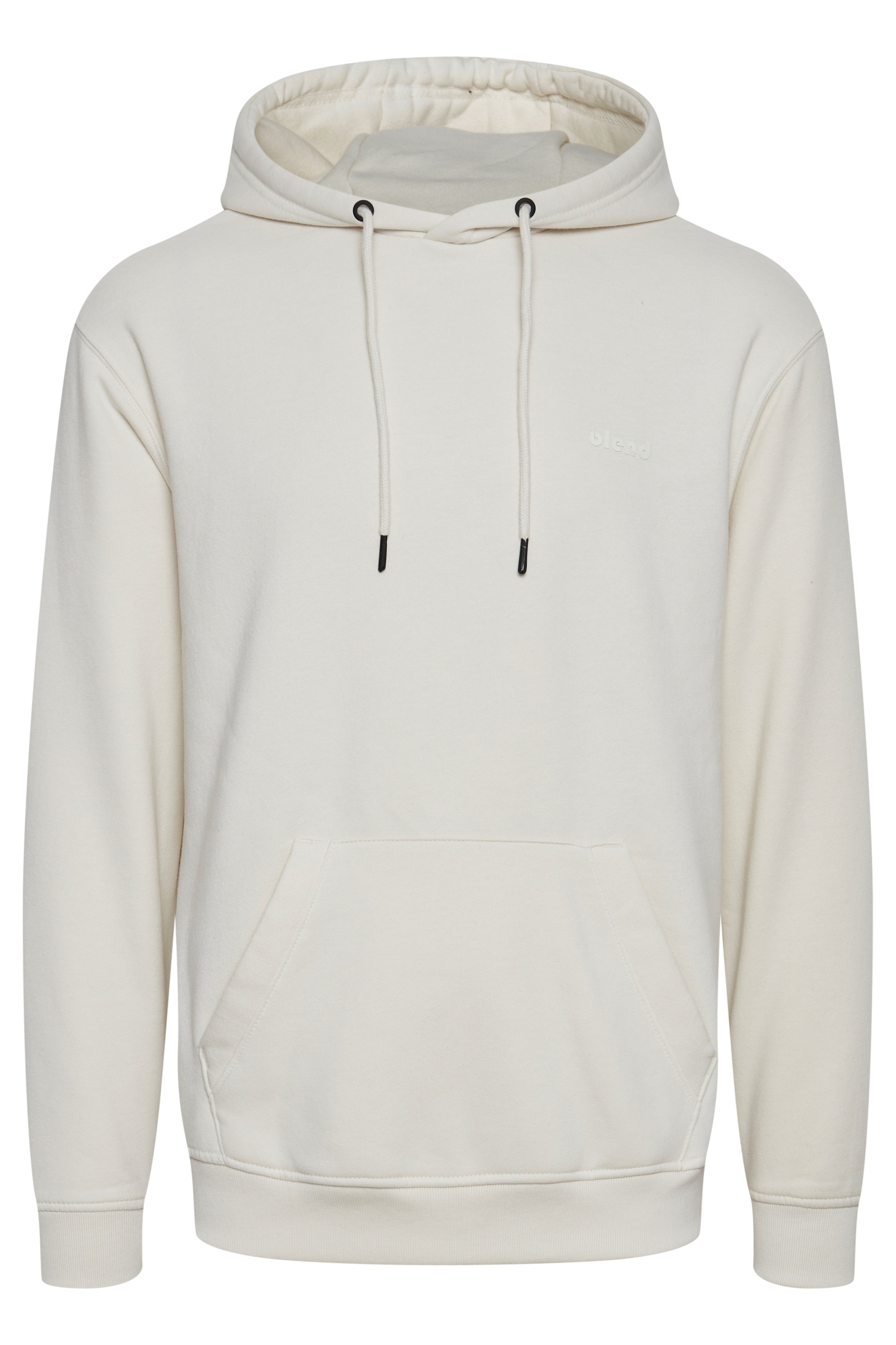 BLEND Μπλούζα φούτερ 'Downton' σε λευκό: μπροστά