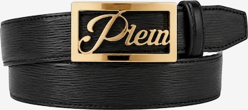 Cintura di Philipp Plein in nero: frontale