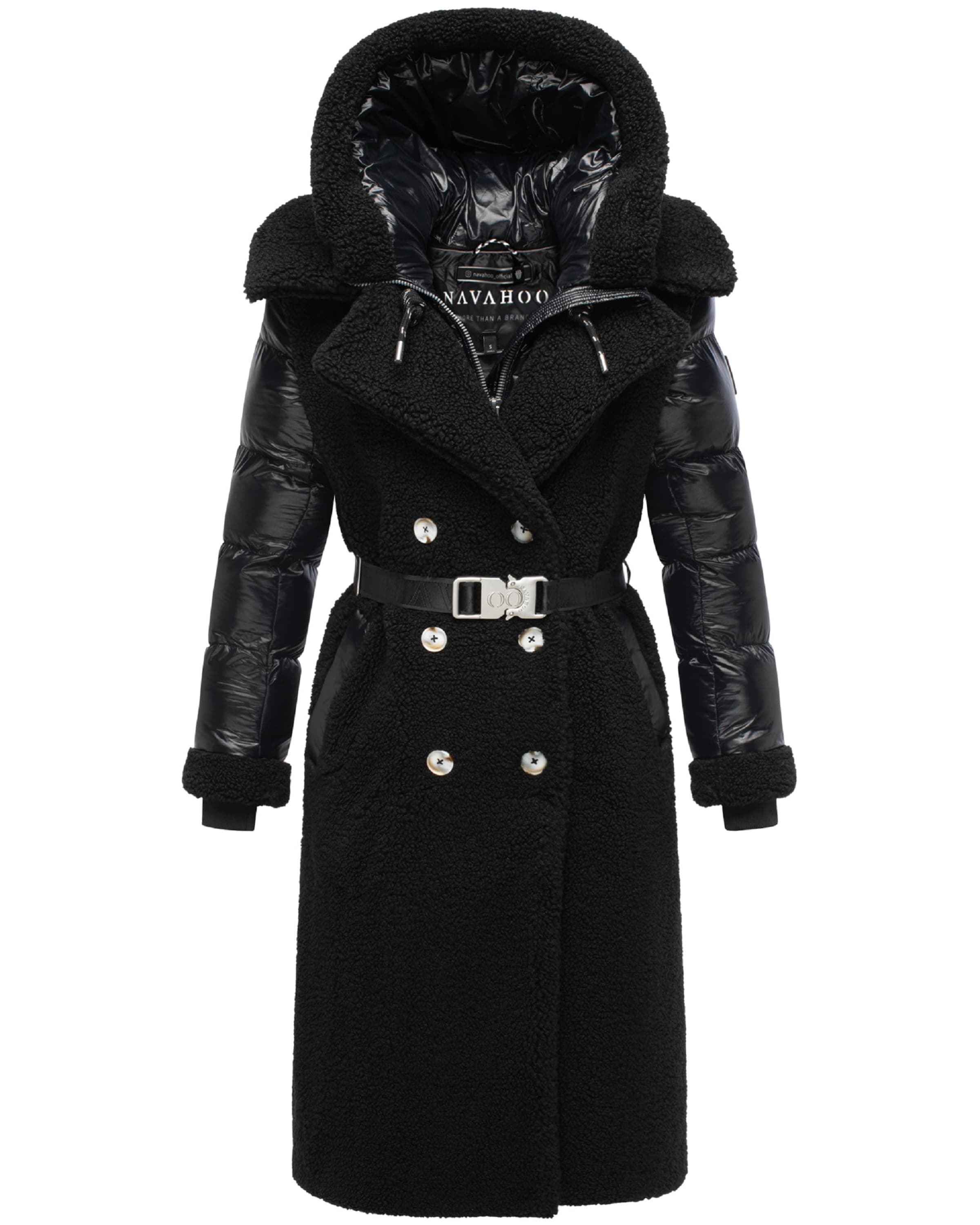 Cappotto invernale 'Kuscheltraum 14' di NAVAHOO in nero