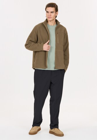 Virtus Athletic fleece jacket 'Danvi' in Brown