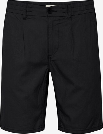 BLEND Regular Pleat-Front Pants 'Woven' in Black: front