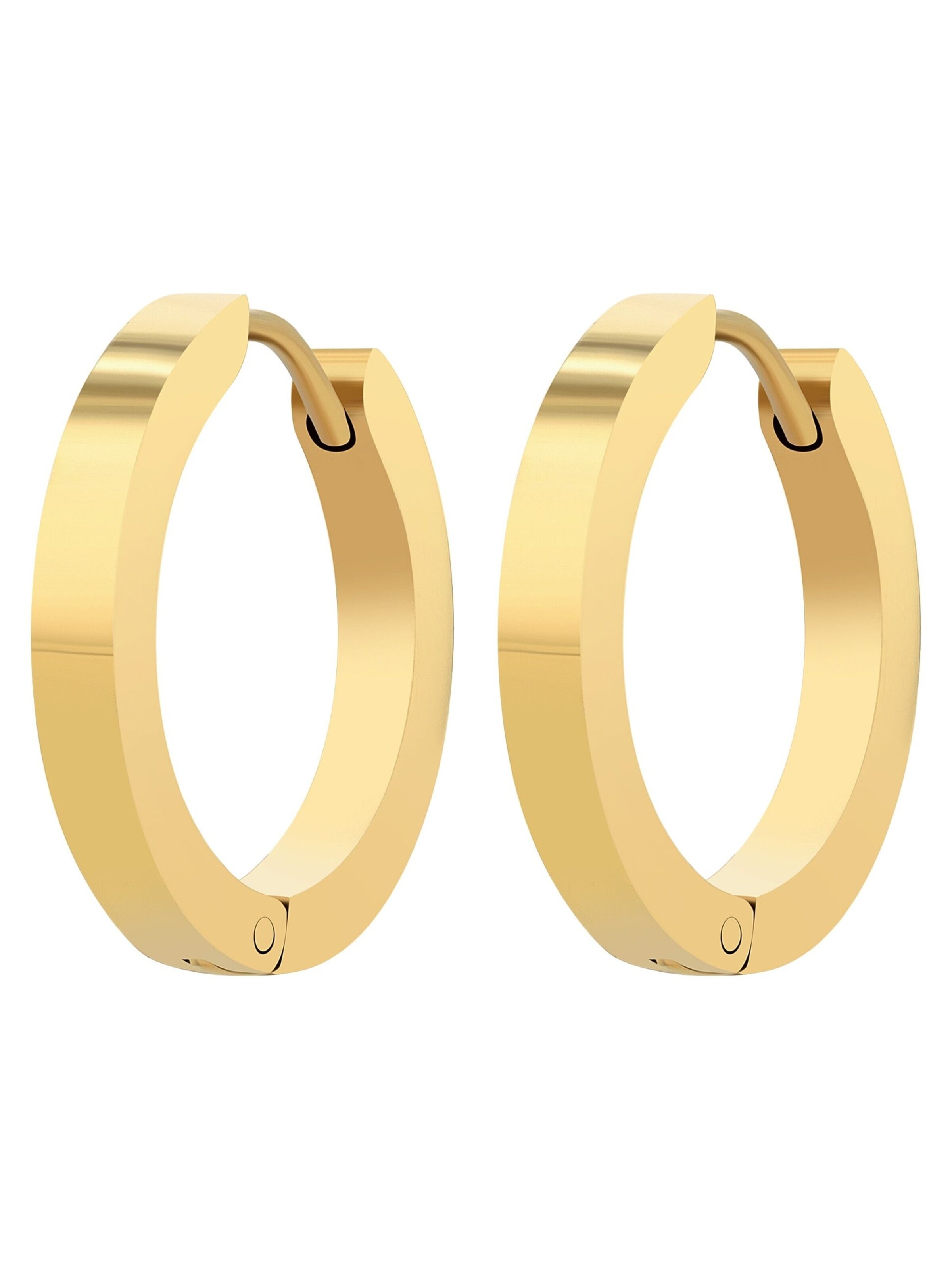 Akzent Ohrringe 'Cordelia, langlebig'‌‌‌‌‌‌‌ in Gold: Vorderseite