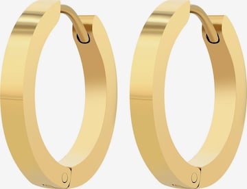 Akzent Ohrringe 'Cordelia, langlebig' in Gold: Vorderseite