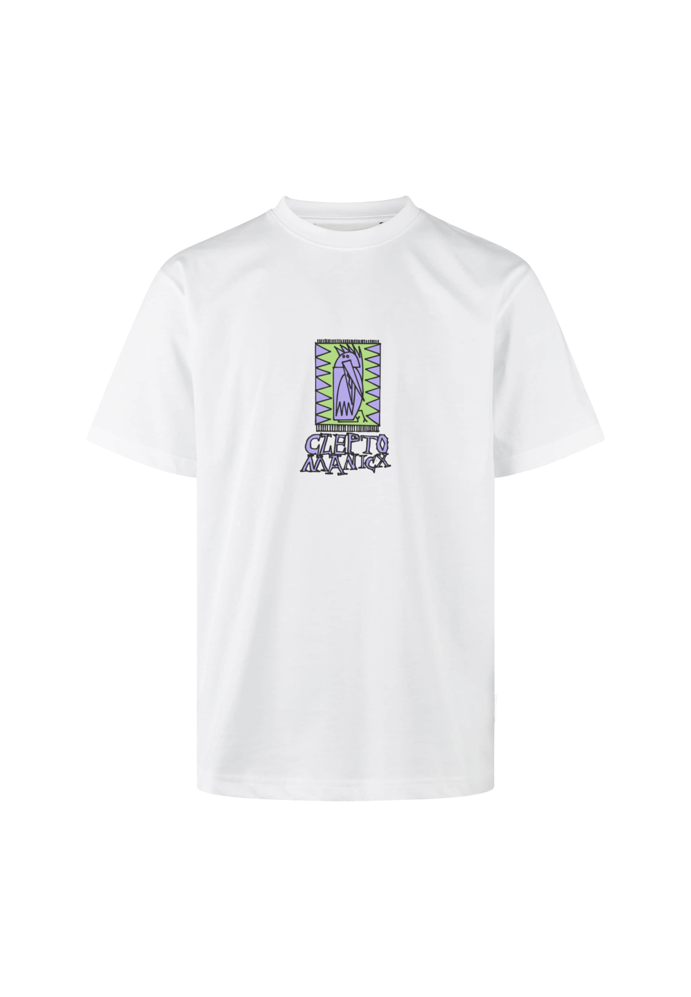 Cleptomanicx Shirt 'Hello' in M in White, Item view