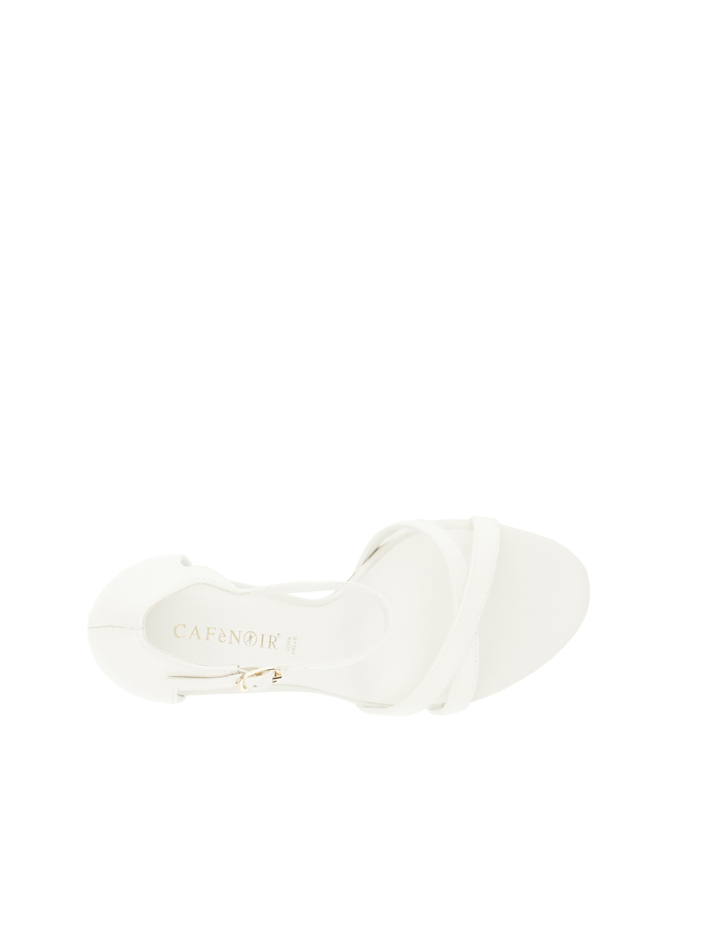 Escarpins CAFè NOIR en blanc