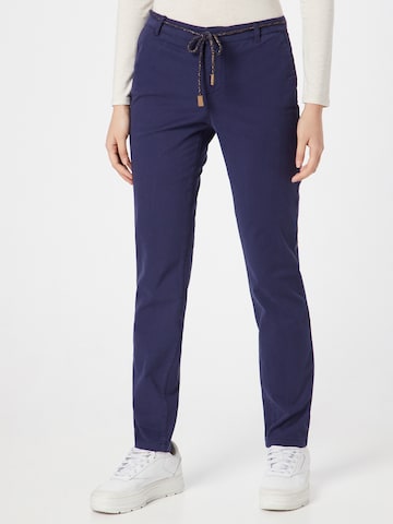 Pantalon chino 'MAUDE MONACO' ONLY en bleu : devant