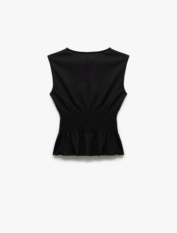 Koton Blusentop in Schwarz