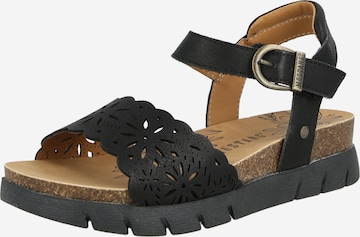juoda MUSTANG Sandalai: priekis