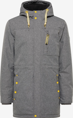 Schmuddelwedda Winter Jacket in Grey: front