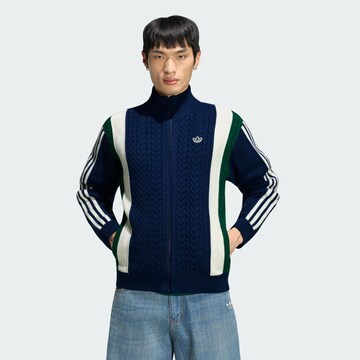 ADIDAS ORIGINALS Gebreid vest 'Club' in Blauw: voorkant