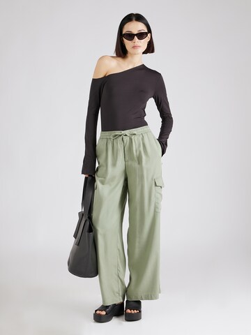 Wide leg Pantaloni cu buzunare 'KASEME' de la LTB pe verde