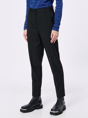 ESPRIT Slimfit Pantalon in Zwart: voorkant