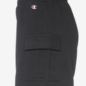 Champion Authentic Athletic Apparel Regular Cargo Pants 'Legacy' in Black