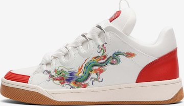 Ed HardyNiske tenisice 'Drachen' - bijela boja: prednji dio
