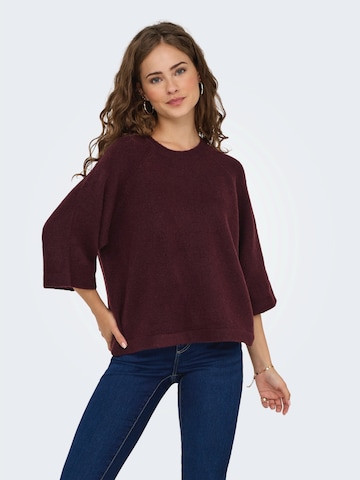 Pull-over 'ONLSIMONI' ONLY en rouge : devant