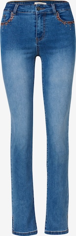 KOROSHI Regular Farkut värissä sininen: etupuoli