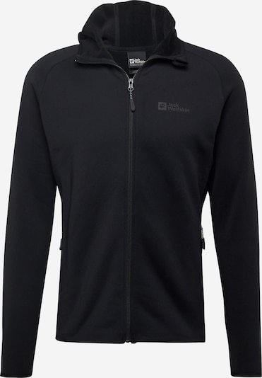 JACK WOLFSKIN Athletic fleece jacket 'Baiselberg' in Black, Item view