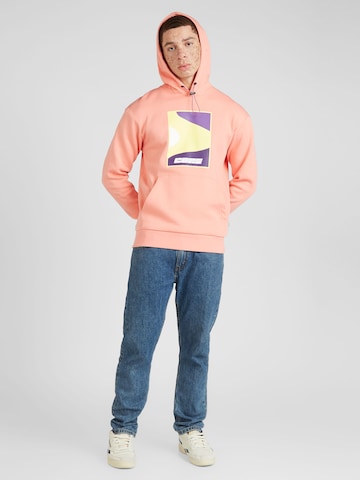 JACK & JONES Sweatshirt 'FAST' in Orange