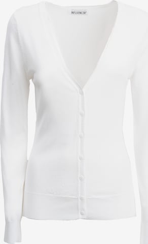 balta Influencer Kardiganas: priekis
