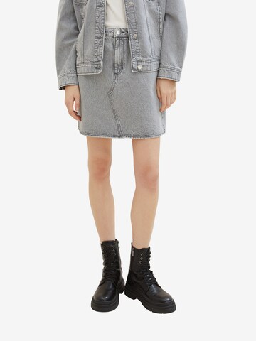 TOM TAILOR DENIM Skirt in Grey: front