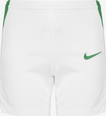 NIKE Workout Pants 'Team Basketball Stock' in White: front