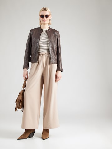 Hailys Bő szár Élére vasalt nadrágok 'Mi44ra' - bézs