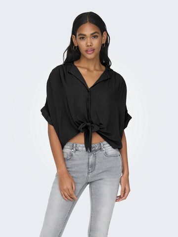 Chemisier 'ONLPAULA' ONLY en noir : devant