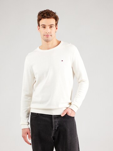TOMMY HILFIGER Pulóver 'Essential' - bézs: elől
