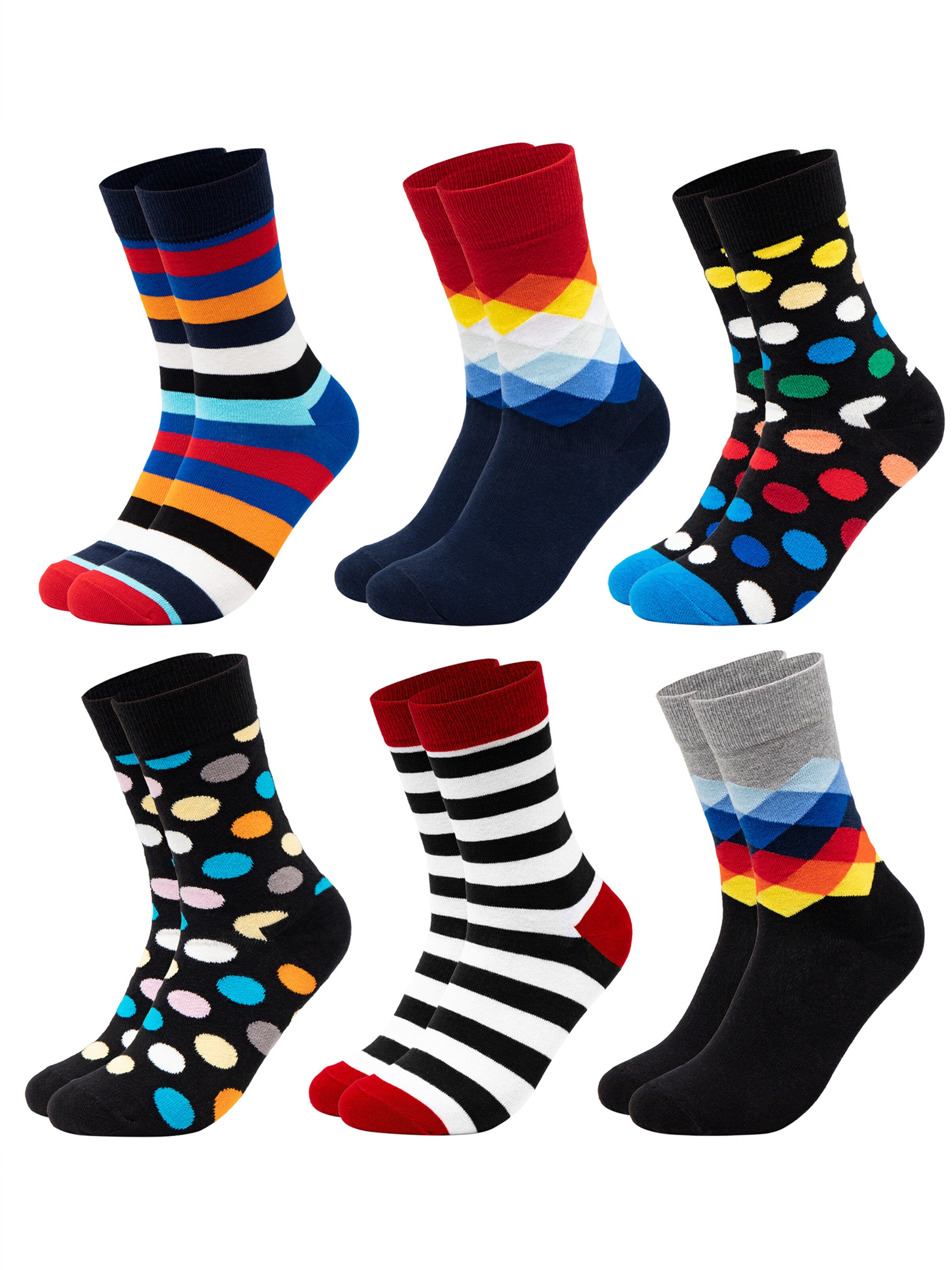 Occulto Socken 'Sigi'‌‌‌‌‌ in Schwarz: Vorderseite
