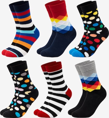Occulto Socken 'Sigi' in Schwarz: Vorderseite