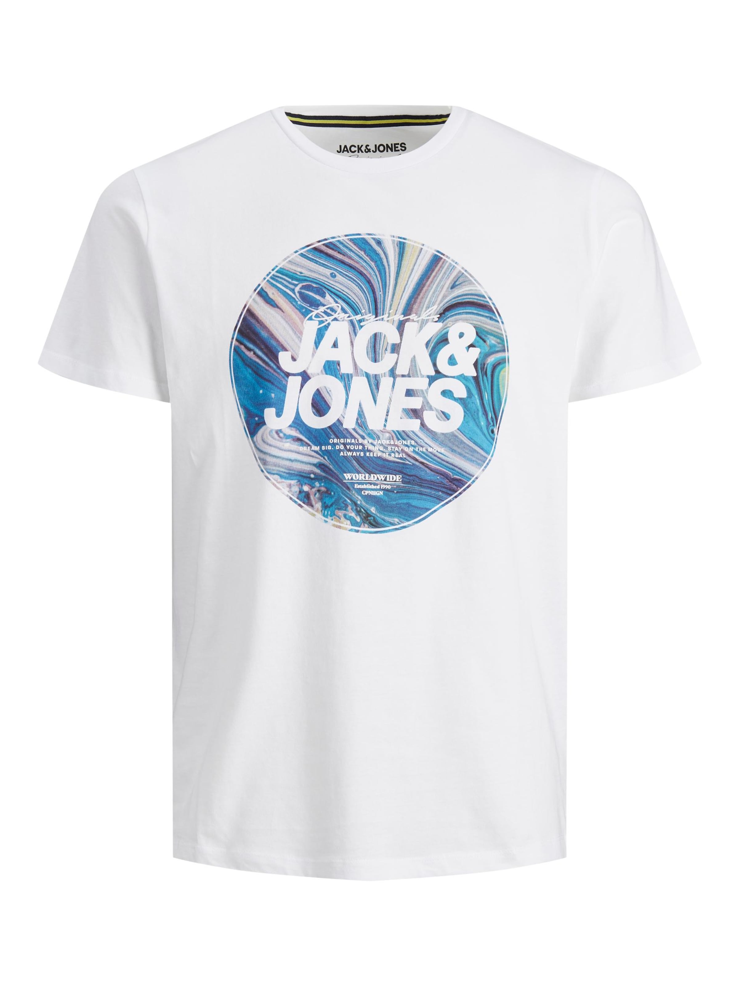 JACK & JONES Shirt Swirl in Bianco 