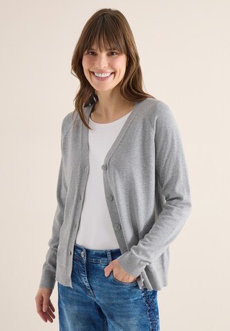 CECIL Knit Cardigan in Grey: front