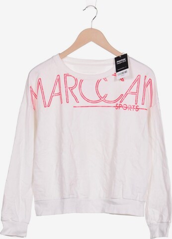 Marc Cain Sweatshirt & Zip-Up Hoodie in L in White: front