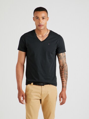 Tommy Jeans Shirt in Black: front
