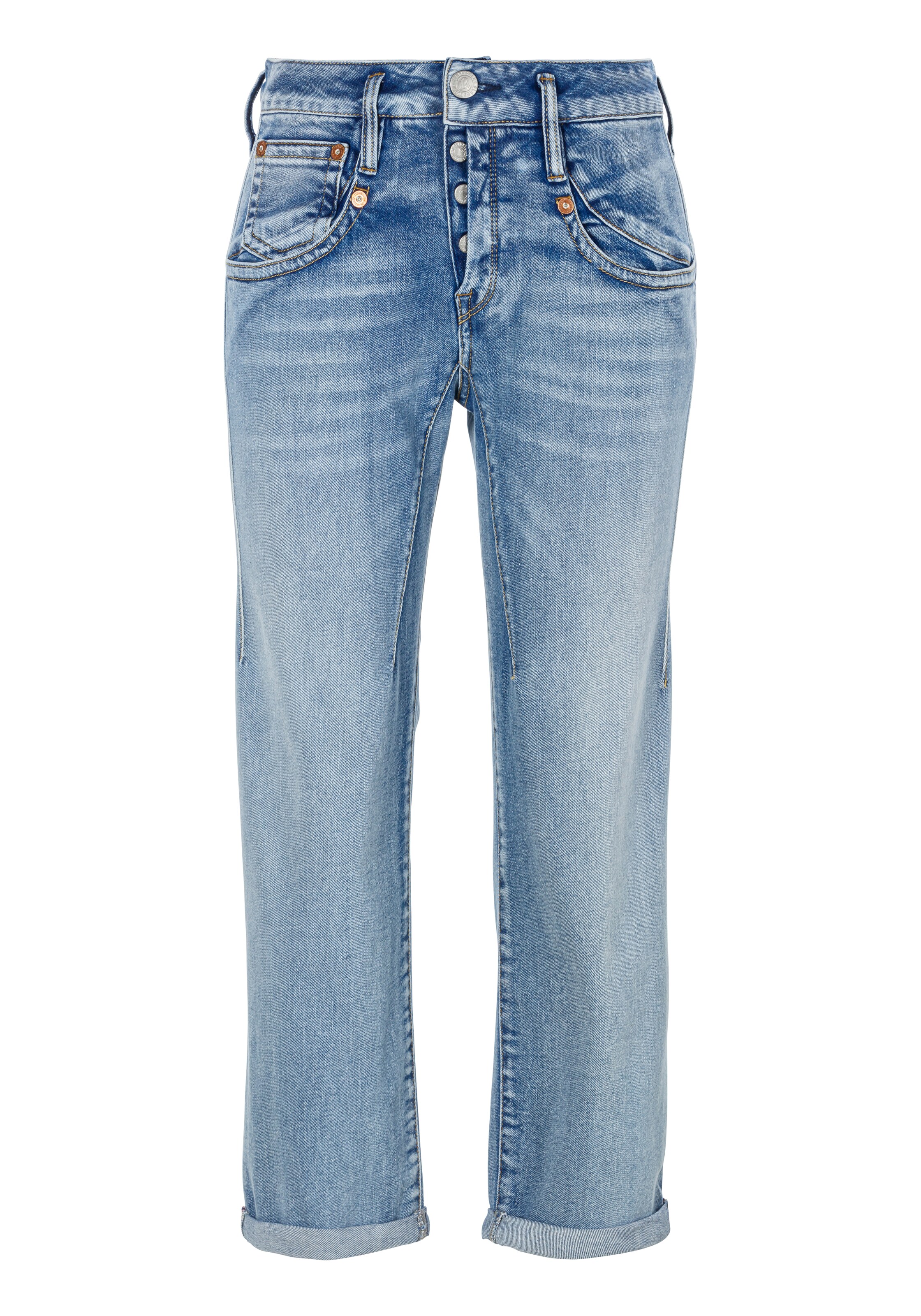 Herrlicher Regular Jeans in Blue: front