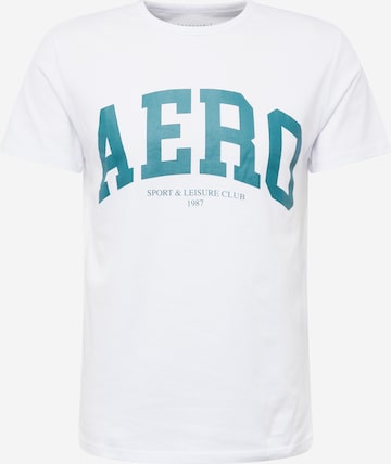 T-Shirt AÉROPOSTALE en blanc : devant