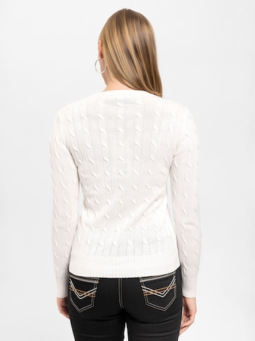 Pull-over Antioch en blanc