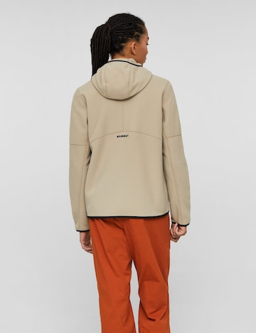 MAMMUT Athletic Fleece Jacket in Brown