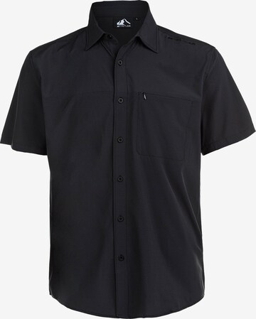 Whistler Regular fit Athletic Button Up Shirt 'Jeromy' in Black: front