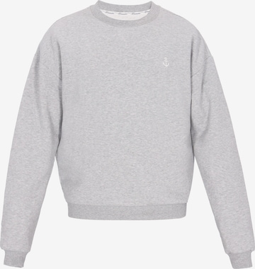Sweat-shirt DreiMaster Vintage en gris : devant