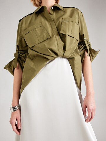3.1 Phillip Lim - Vestido camisero en verde