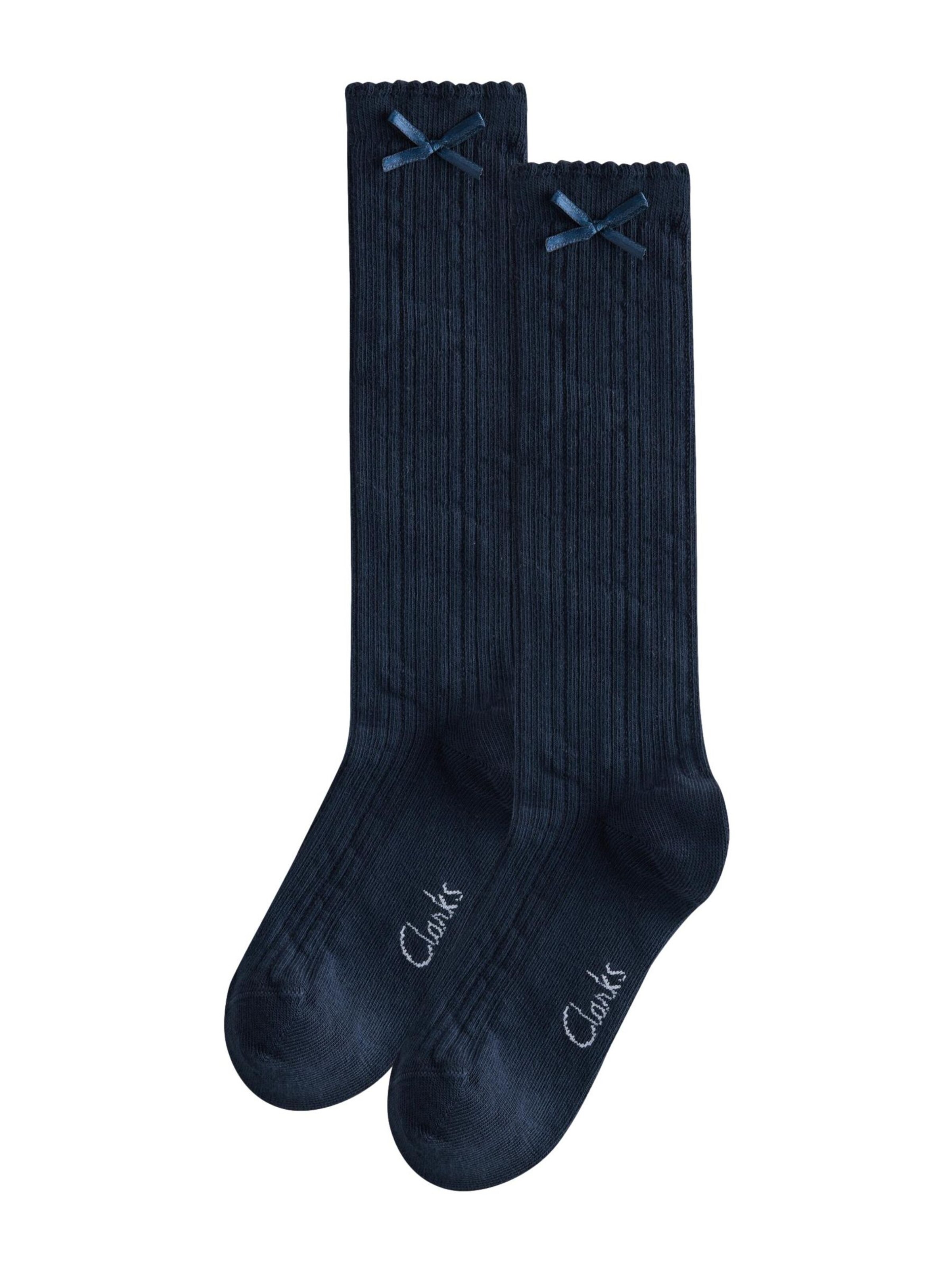 CLARKS Sokken in Blauw: voorkant