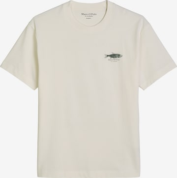 T-Shirt Marc O'Polo en blanc : devant