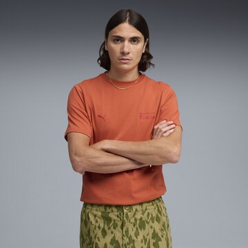 PUMA Shirt 'Porsche Legacy Essentials' in Orange: front