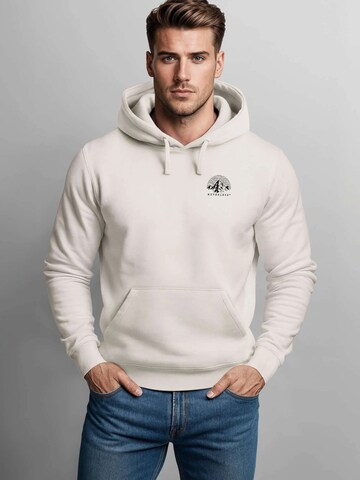 Neverless Sweatshirt 'Into the Unknown' in Beige
