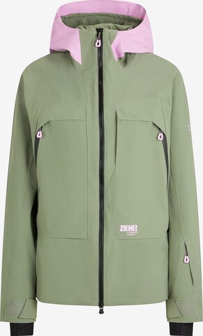 ZIENER Outdoor Jacket in Green: front